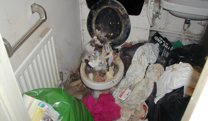 Port Erin Void Property Clean up